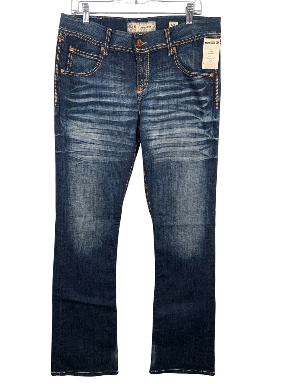 BKE Women’s Bootcut Jeans in Washed Blue